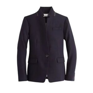NWT J. Crew Navy and Gray Blazer